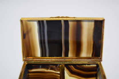 Brown Agate Box - Charmantiques