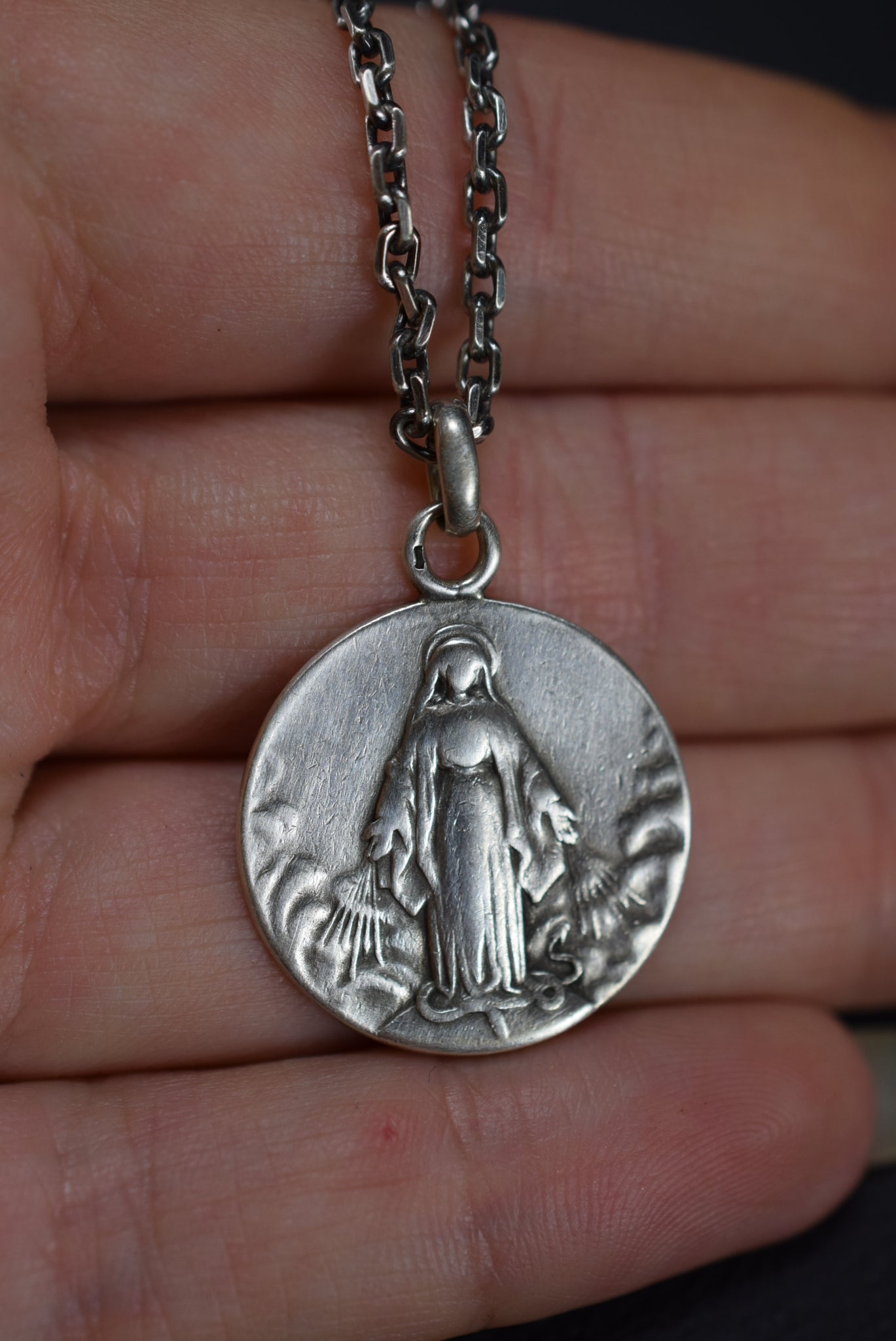 Mary Silver Pendant