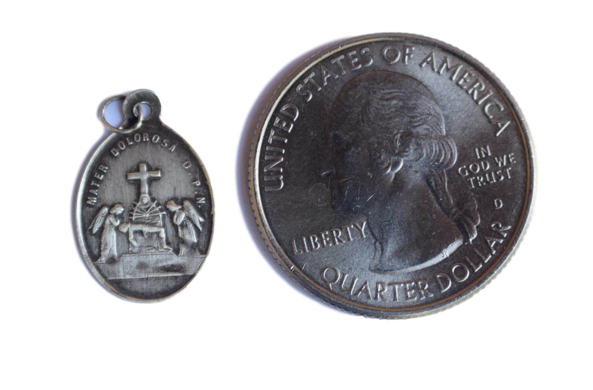 Mater Dolorosa Montmartre Calvary Medal - Charmantiques