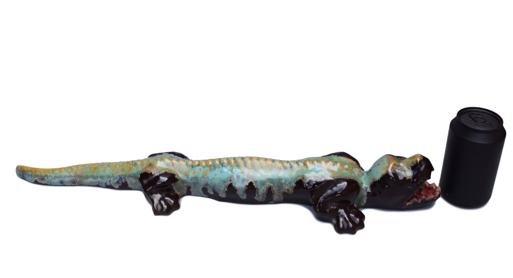 Pierrefonds Stoneware Crocodile - Charmantiques
