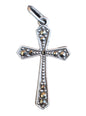 Marcasite Cross Charm - Charmantiques