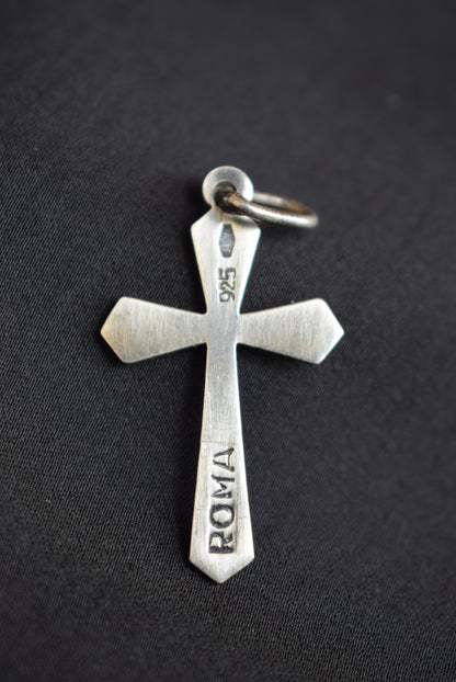 Marcasite Cross Charm - Charmantiques