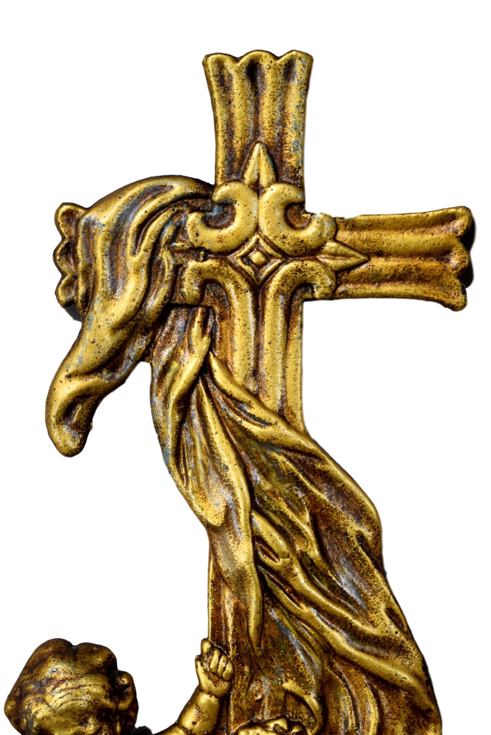 Angels Bronze Holy Water Font - Charmantiques