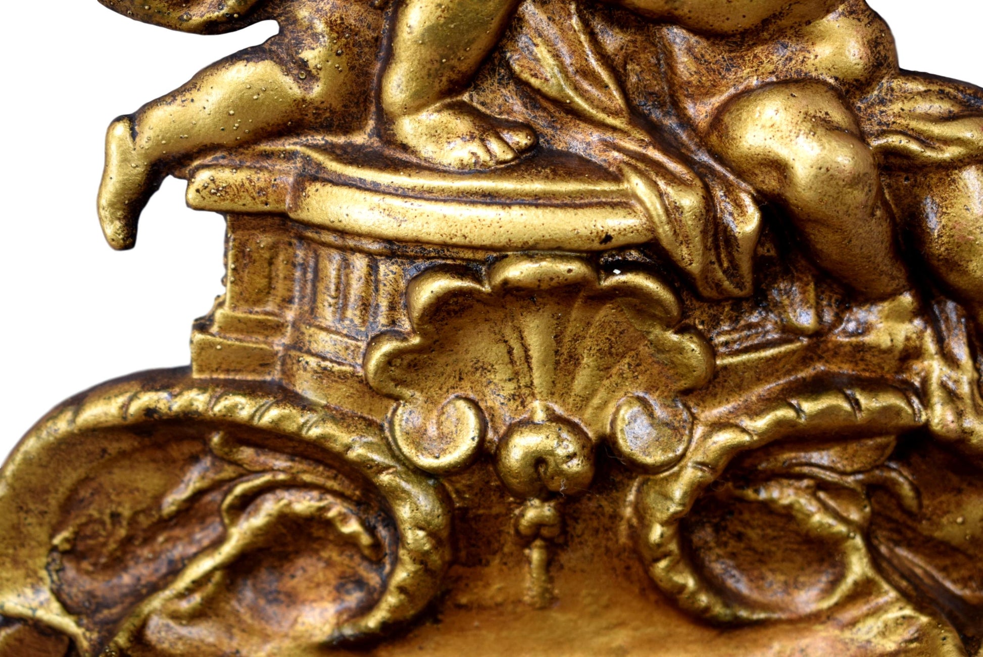 Angels Bronze Holy Water Font - Charmantiques