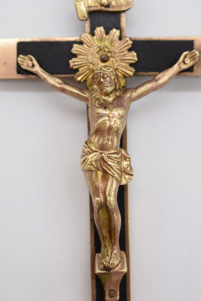 Crucifix de nonne en ébène