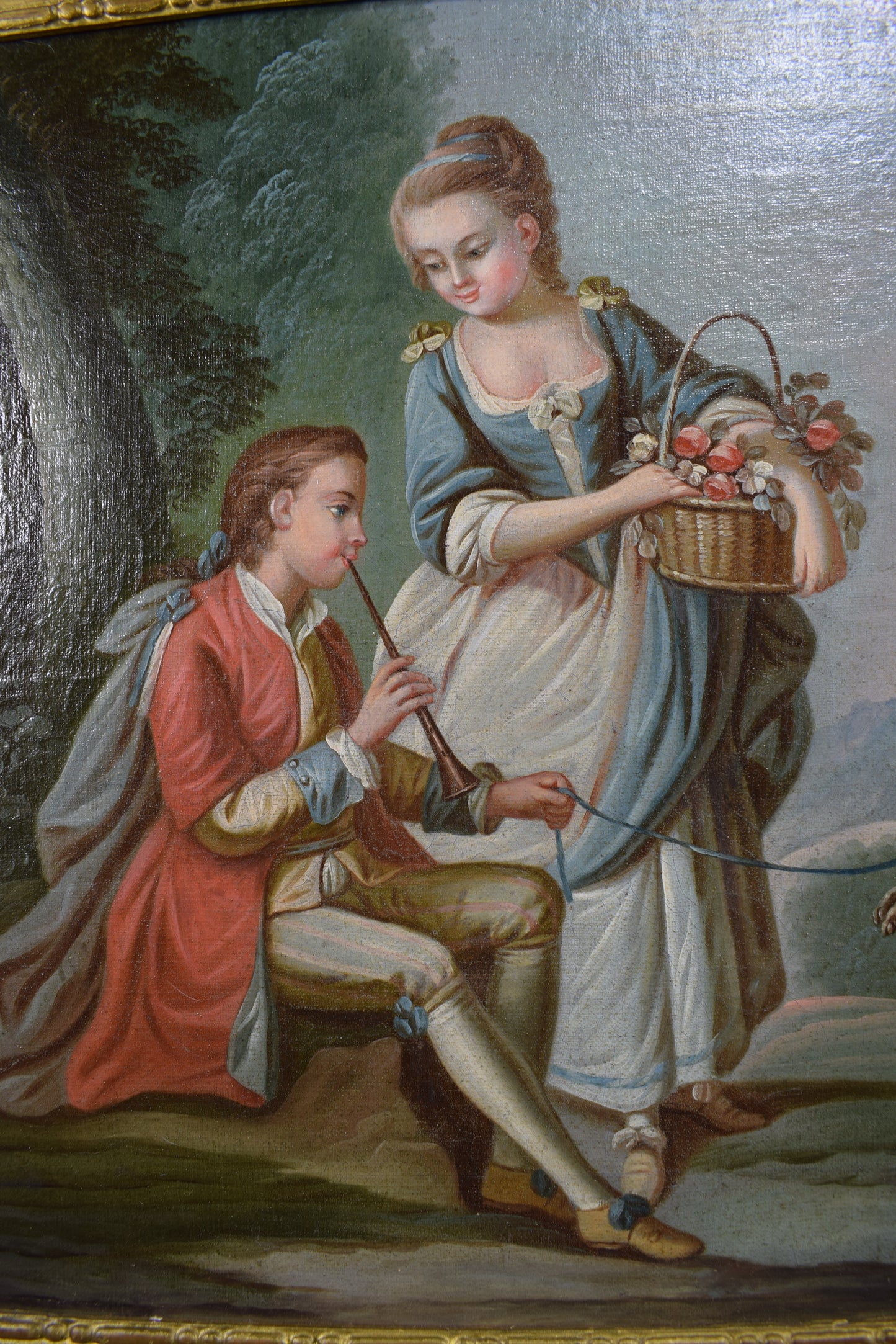 18th Century Oil Painting - Charmantiques