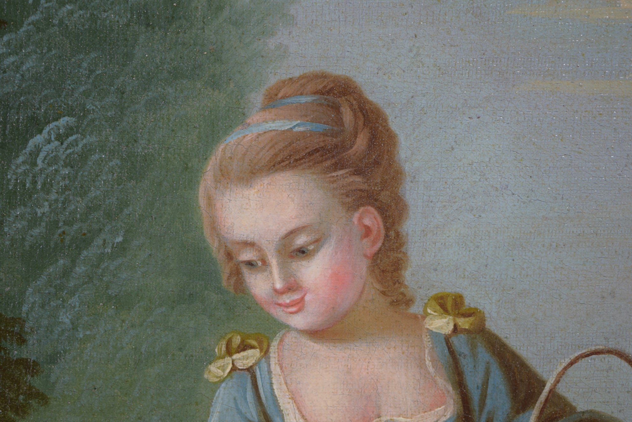 18th Century Oil Painting - Charmantiques