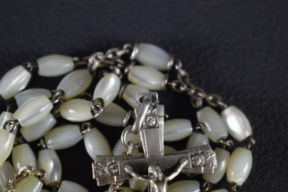 Mop & Silver Rosary