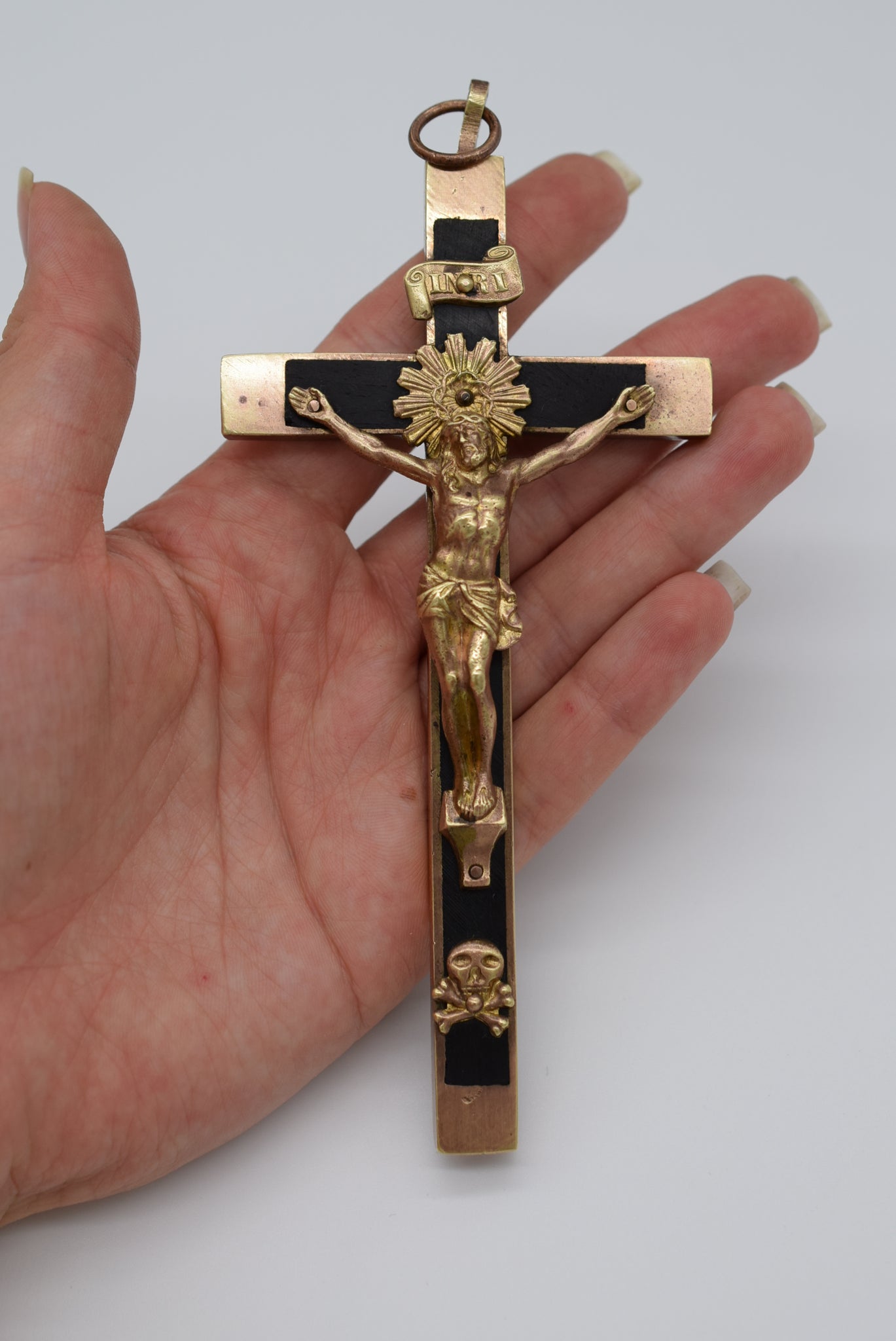 Ebony Nun Crucifix