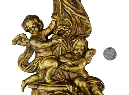 Angels Bronze Holy Water Font - Charmantiques
