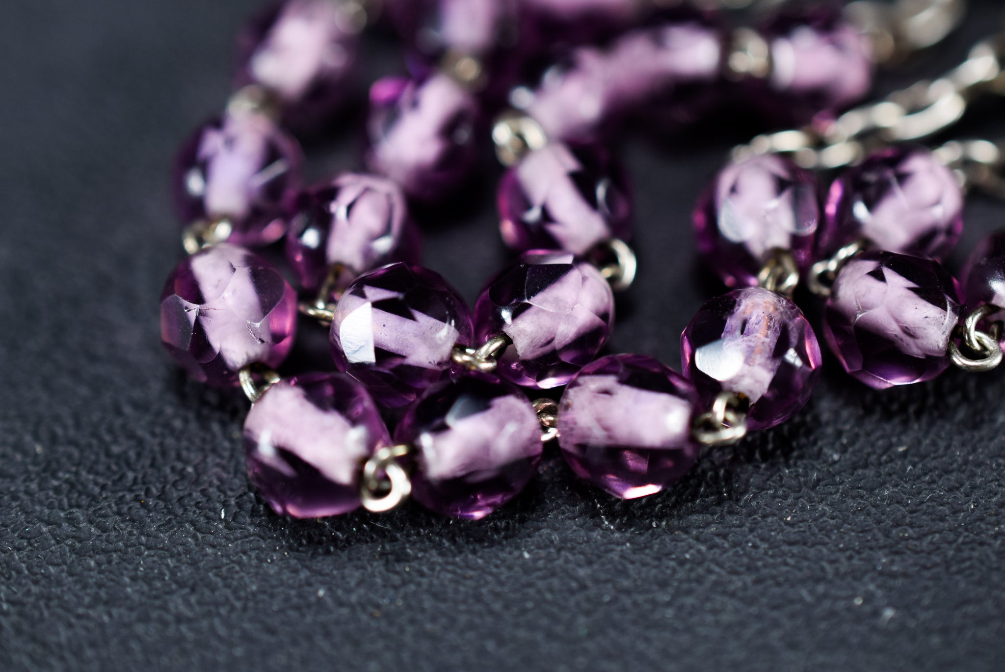 Purple & Silver Rosary