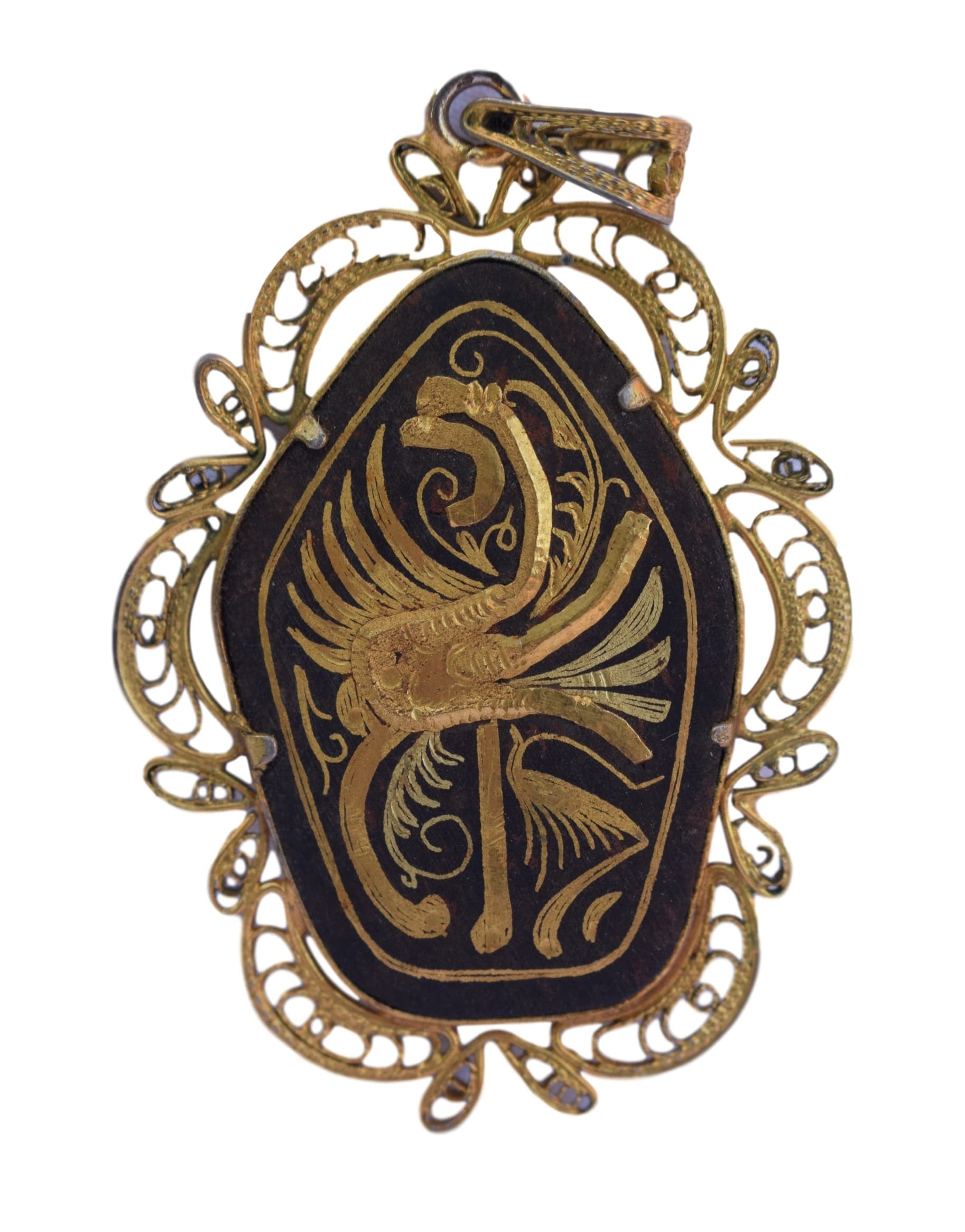 Filigree Griffin Pendant - Charmantiques