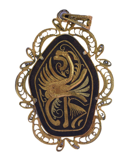 Filigree Griffin Pendant - Charmantiques