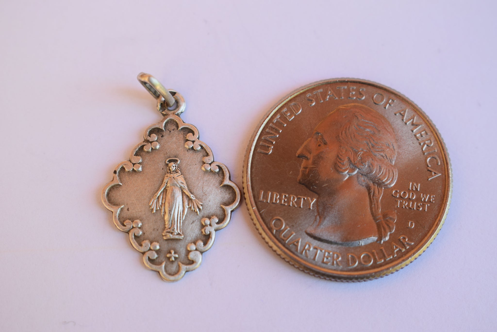 Sterling Silver Miraculous Medal - Charmantiques