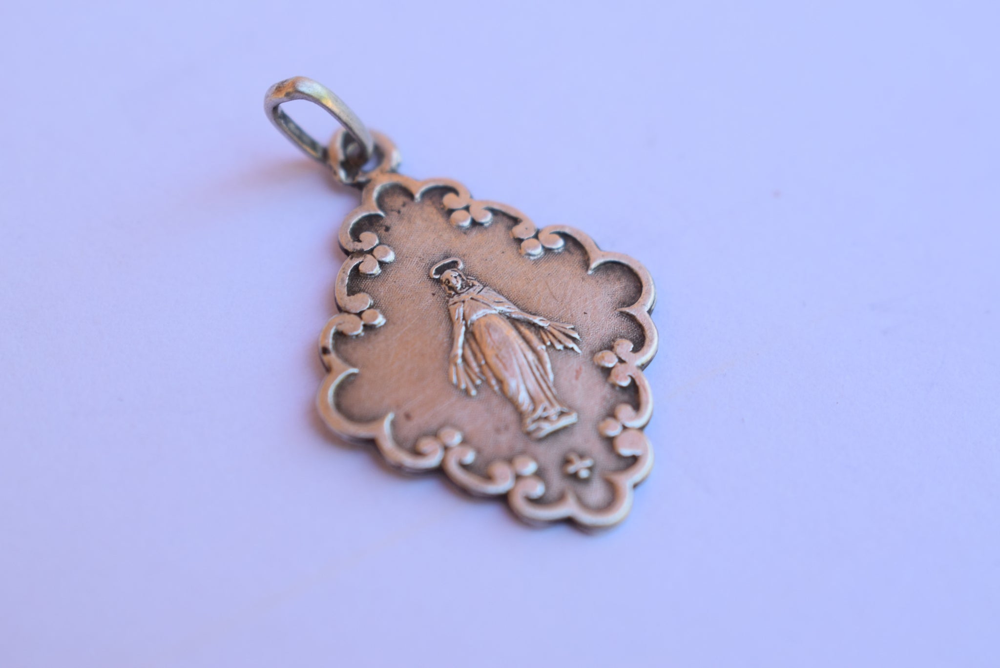 Sterling Silver Miraculous Medal - Charmantiques