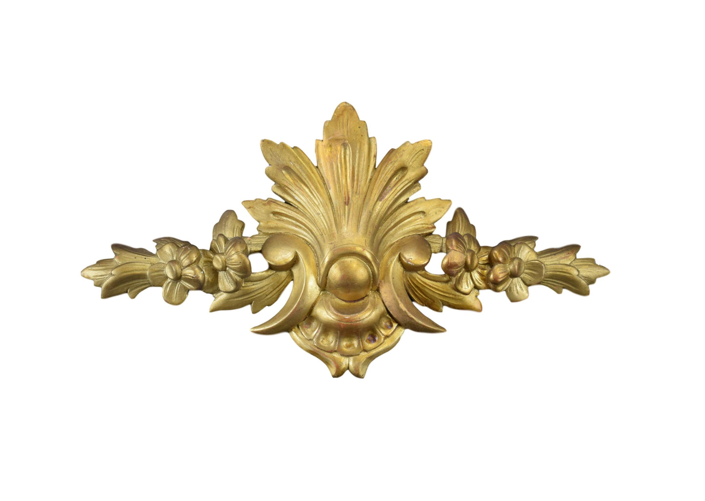 Gilt Wood Pediment - Charmantiques