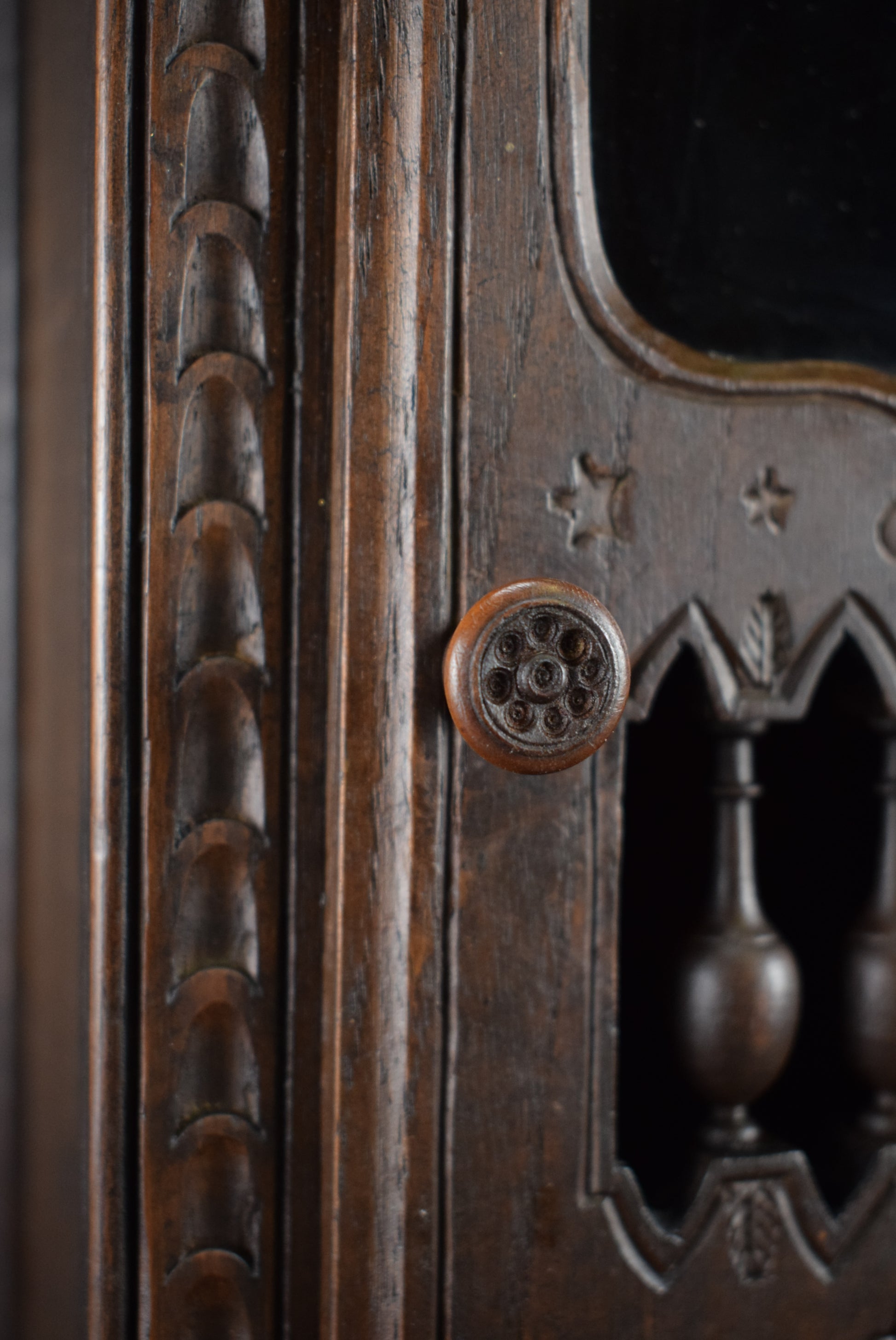 Breton Wood Armoire - Charmantiques