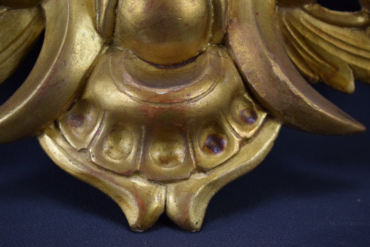 Gilt Wood Pediment - Charmantiques