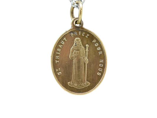 St Theobald of Provins Medal Saint Thibaut Pendant