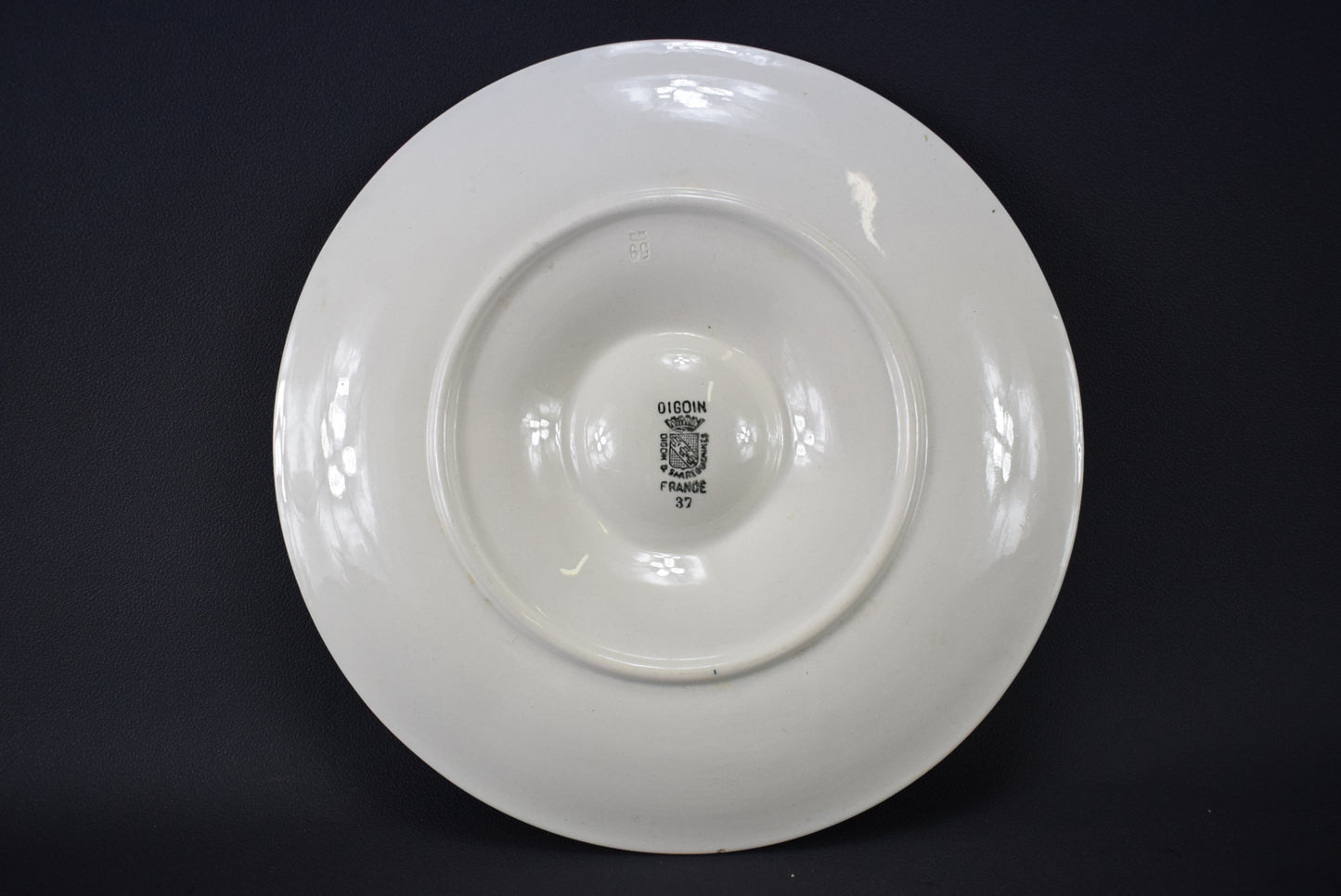 6 Sarreguemines Oyster Plates - Charmantiques