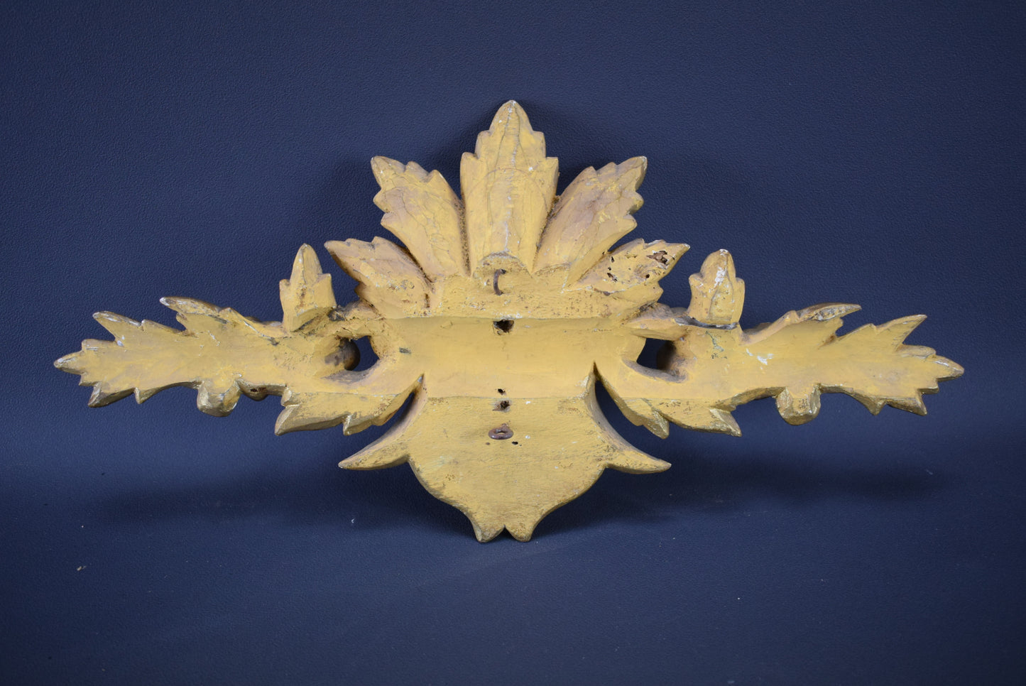 Gilt Wood Pediment - Charmantiques