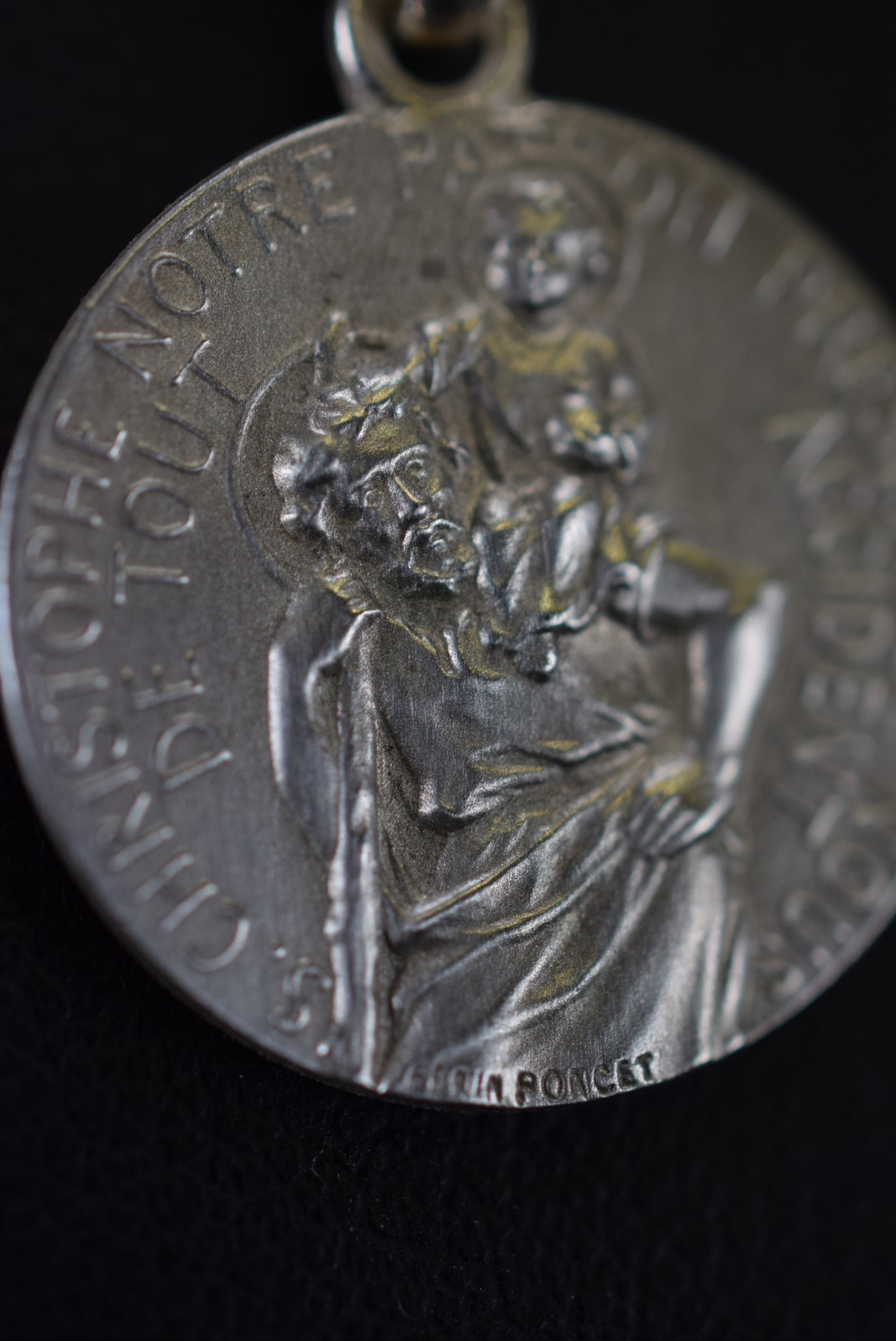 Saint Christopher Medal Pendant by Penin Poncet