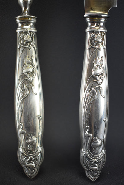 Art Nouveau Carving Set - Charmantiques