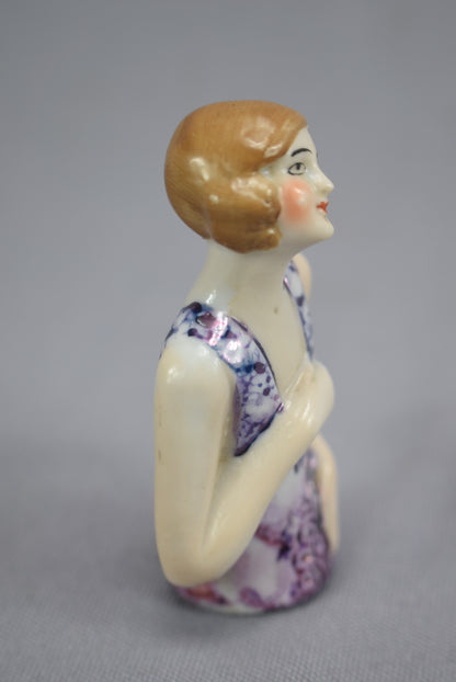 Art Deco Half Doll - Charmantiques