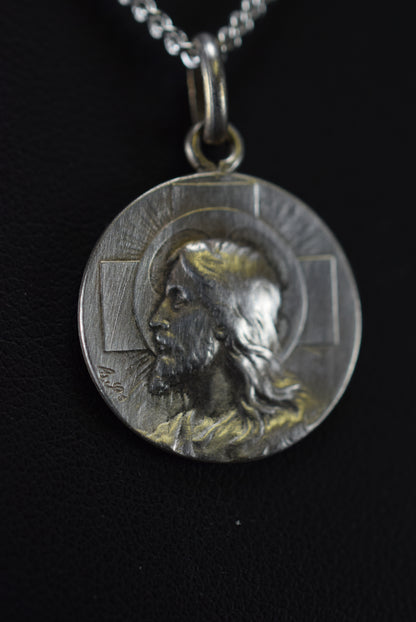 Christ Sterling Silver Medal