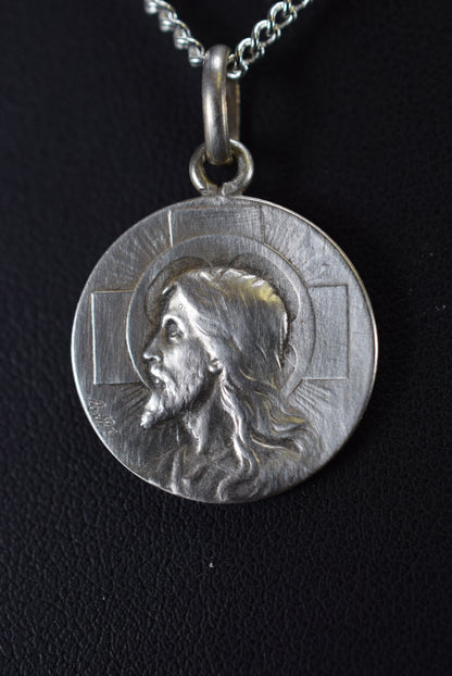 Christ Sterling Silver Medal