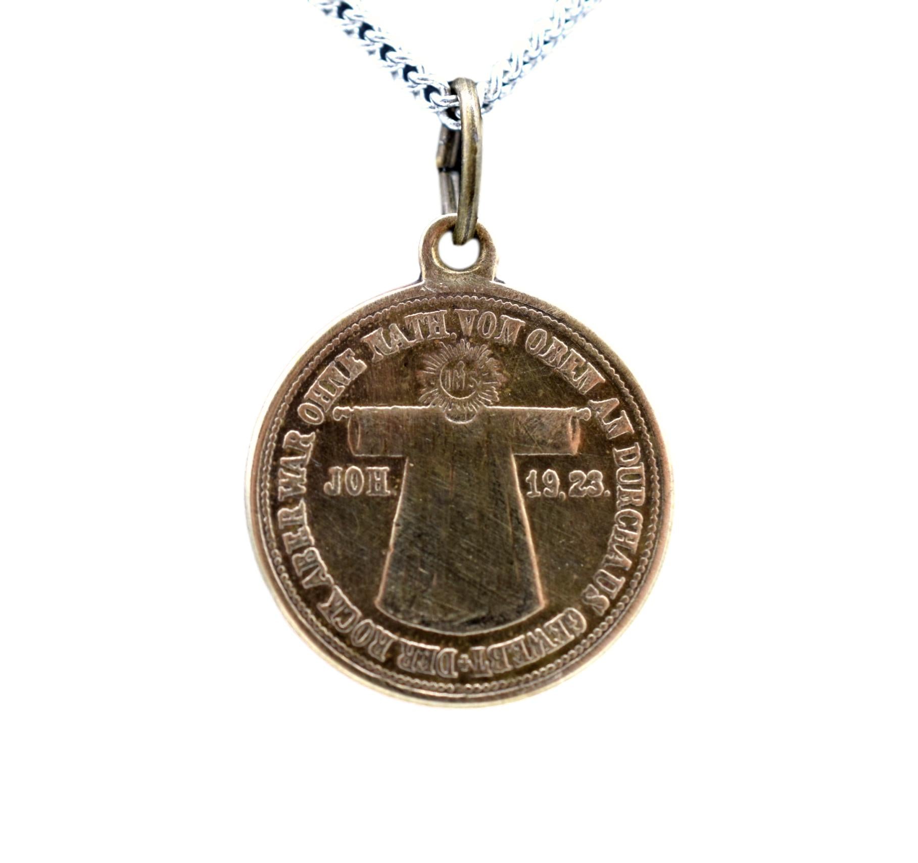 The Seamless robe of Jesus Medal Holy Robe Pendant 