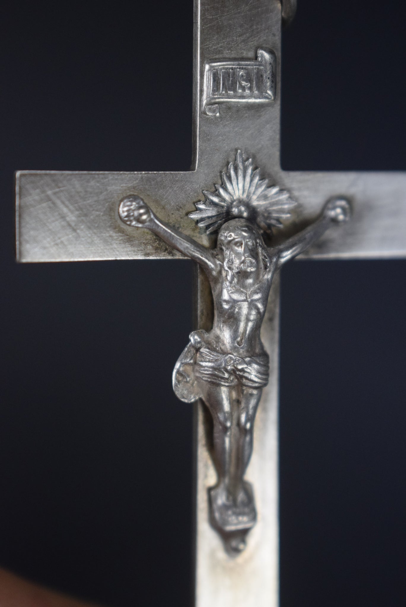 Sterling Silver Pectoral Cross - Charmantiques