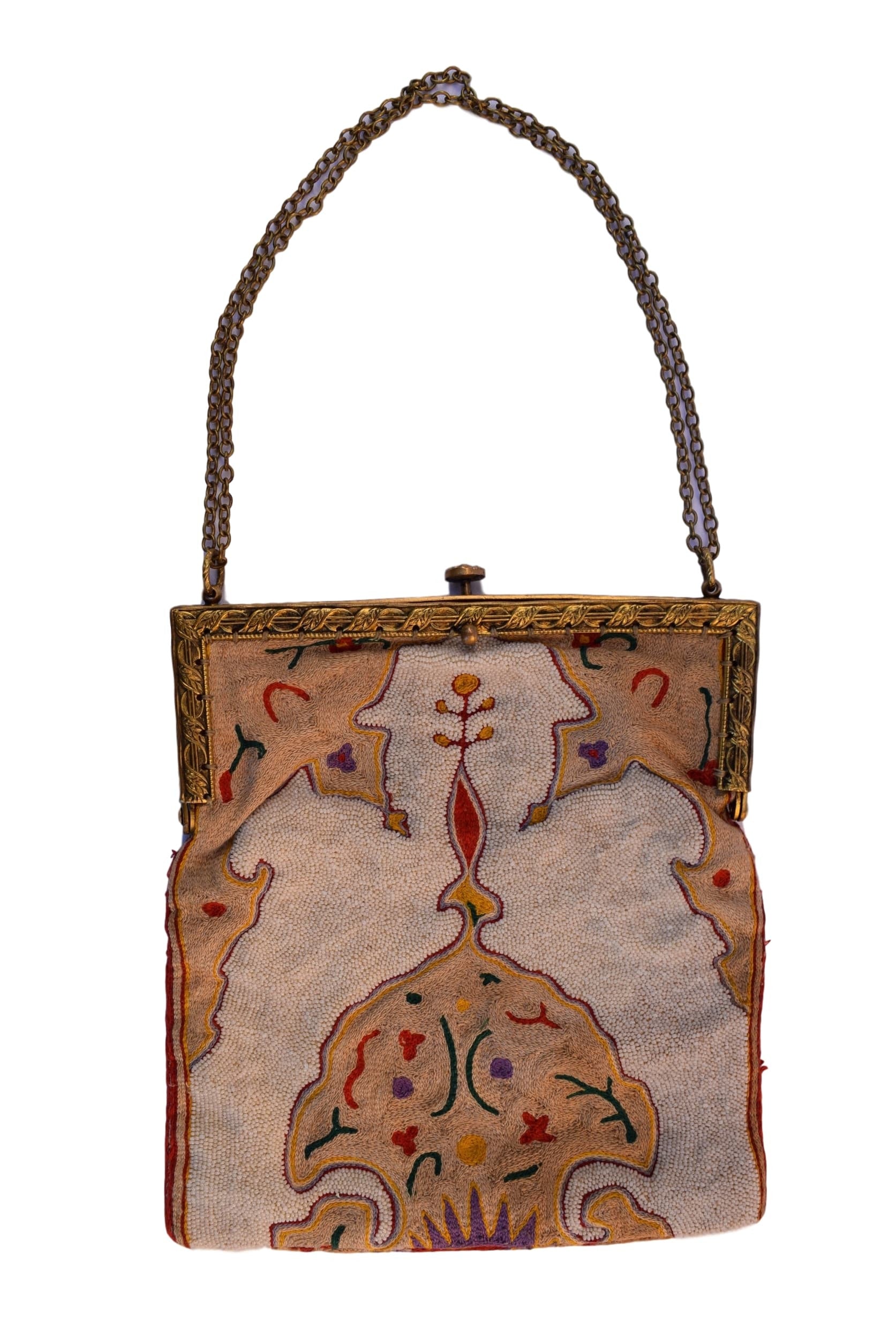 Steel Bead Purse - Charmantiques