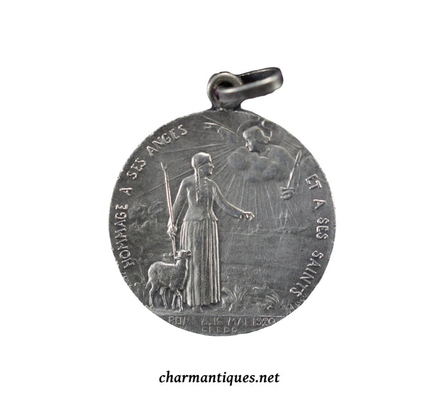 Vintage Saint Joan of Arc Medal by Penin