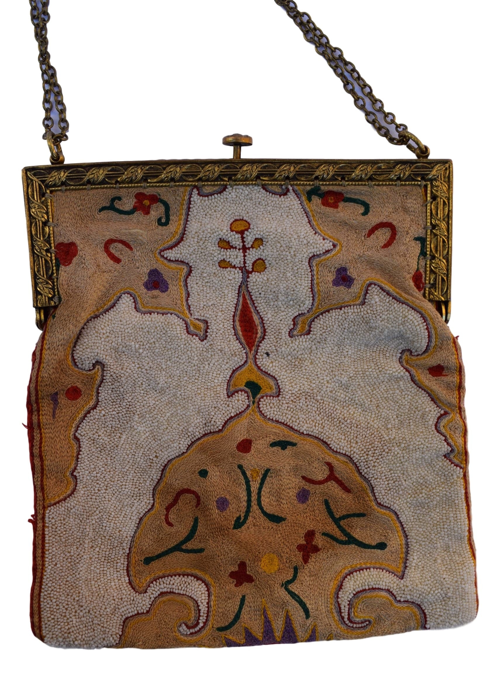 Steel Bead Purse - Charmantiques