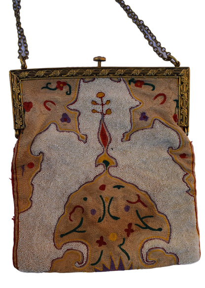 Steel Bead Purse - Charmantiques