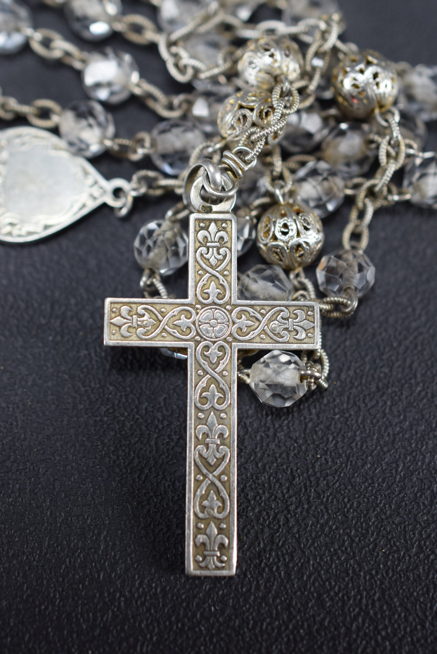 Filigree Silver Rosary