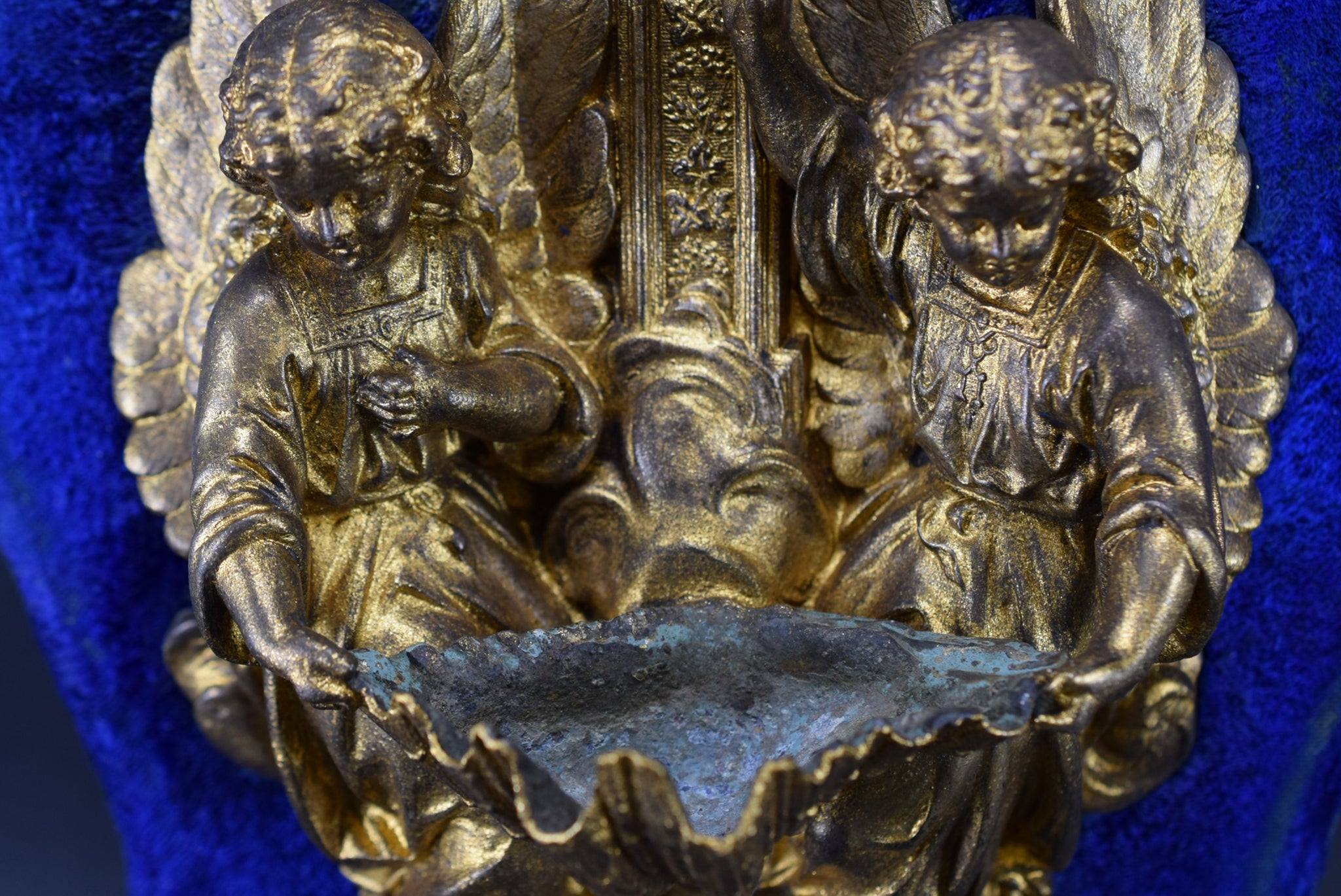 Two Angels Holy Water Font