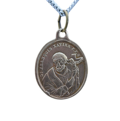 Saint Francis Xavier Rare Medal Patron Saint of Missionaries Pendant