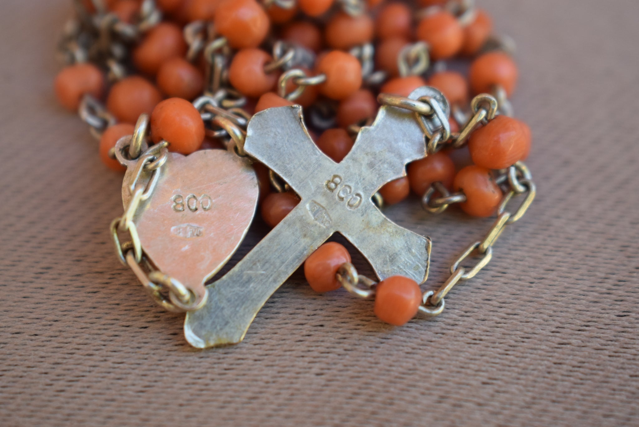 Coral Rosary - Charmantiques