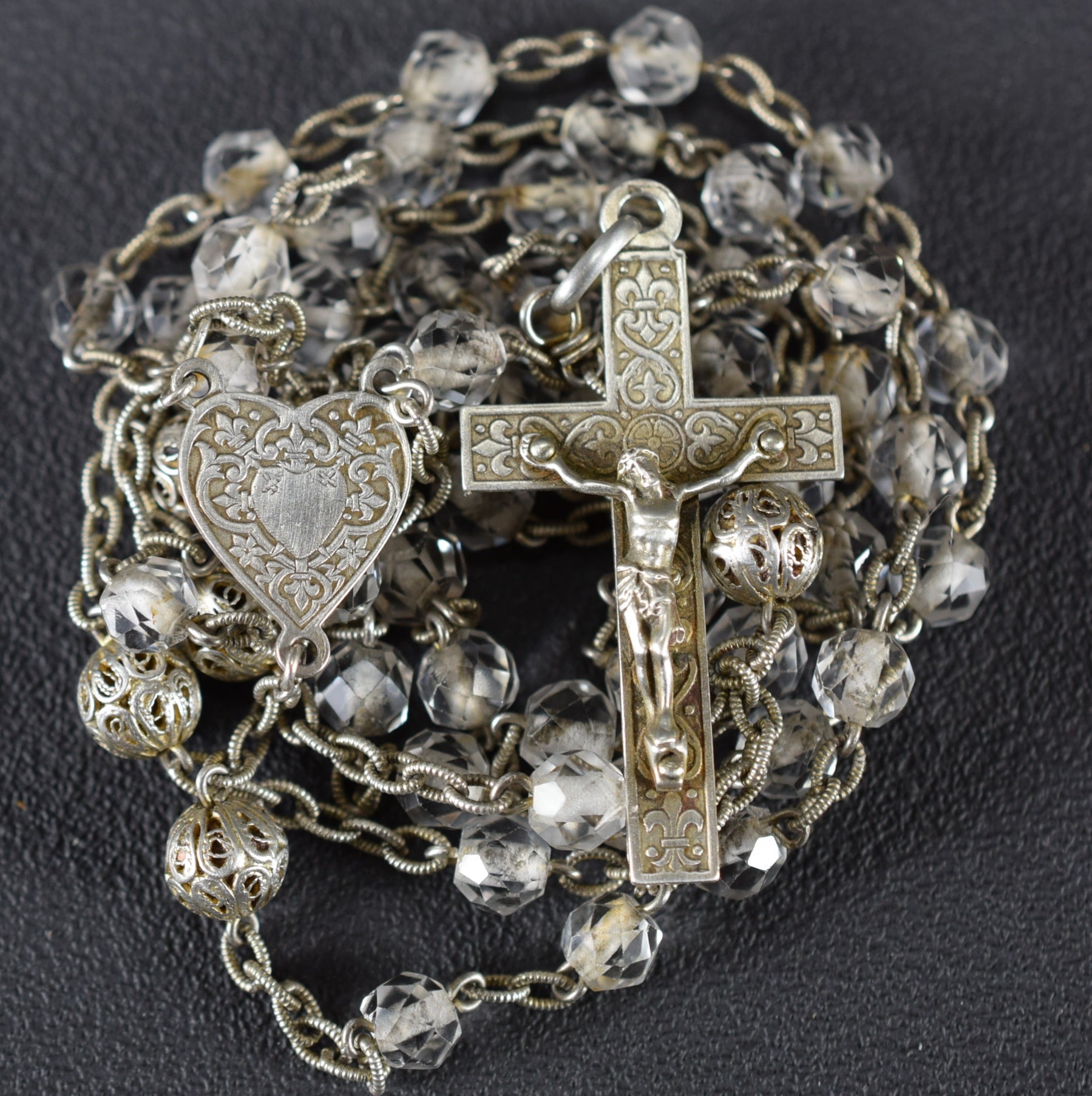 Filigree Silver Rosary