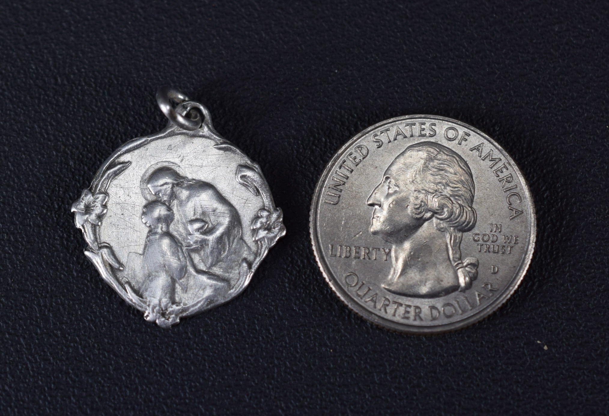 Art Nouveau Communion Medal
