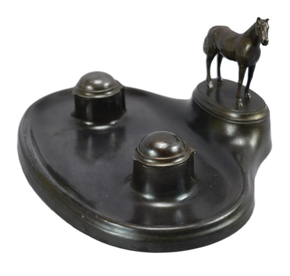 Horse Inkwell - Charmantiques