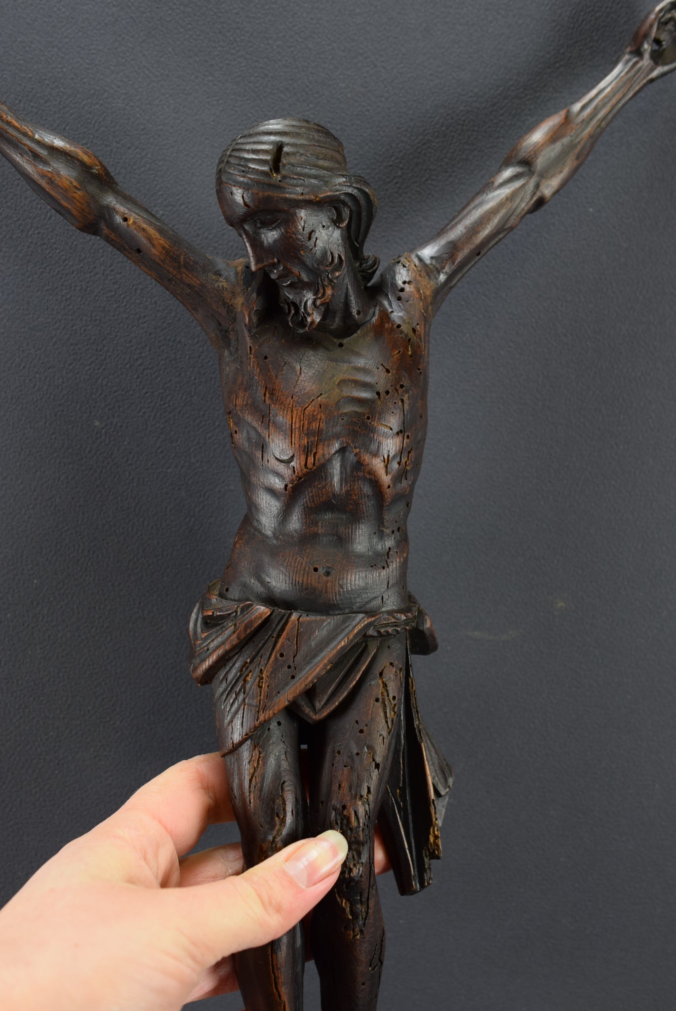 Hand Carved Jesus Corpus