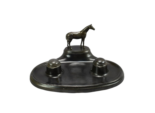 Horse Inkwell - Charmantiques