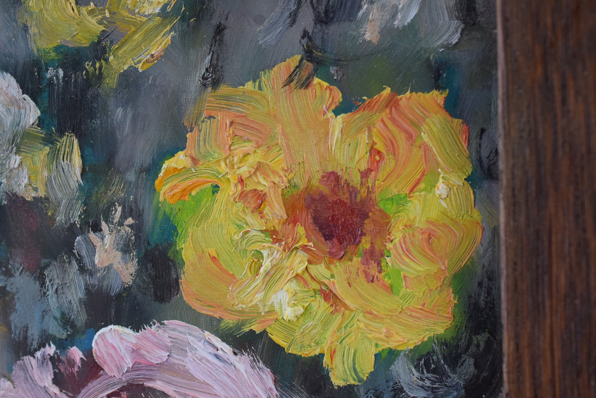 Bunch of Flowers Painting 1950