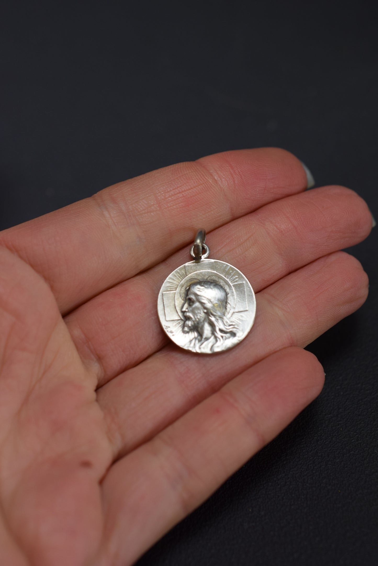 Christ Sterling Silver Medal