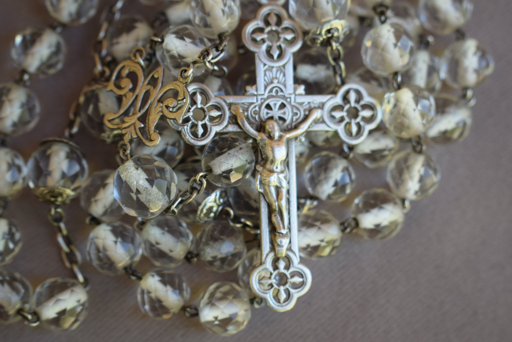 Large Crystal Rosary - Charmantiques