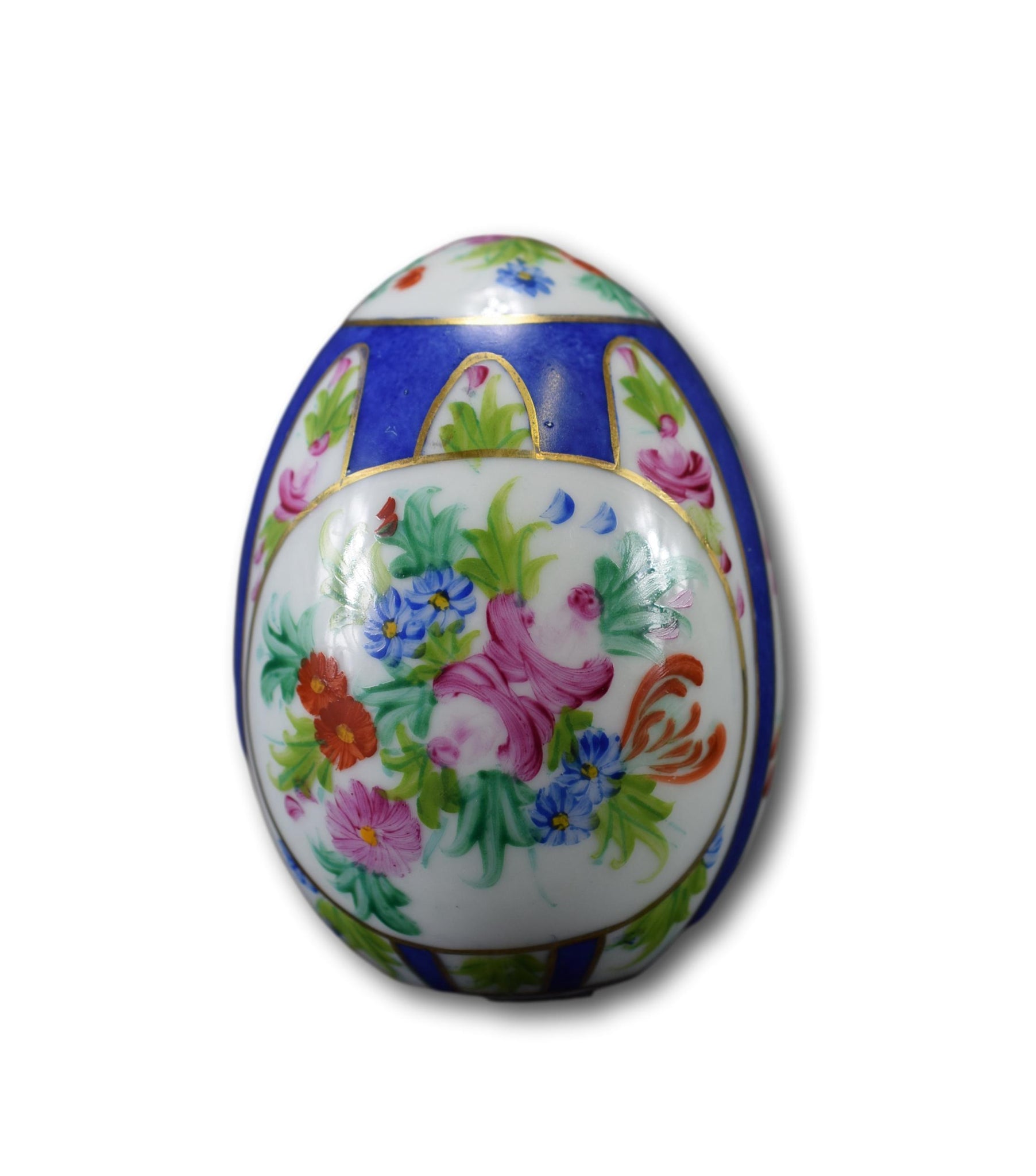 Vintage Hand Painted Limoges Porcelain Egg
