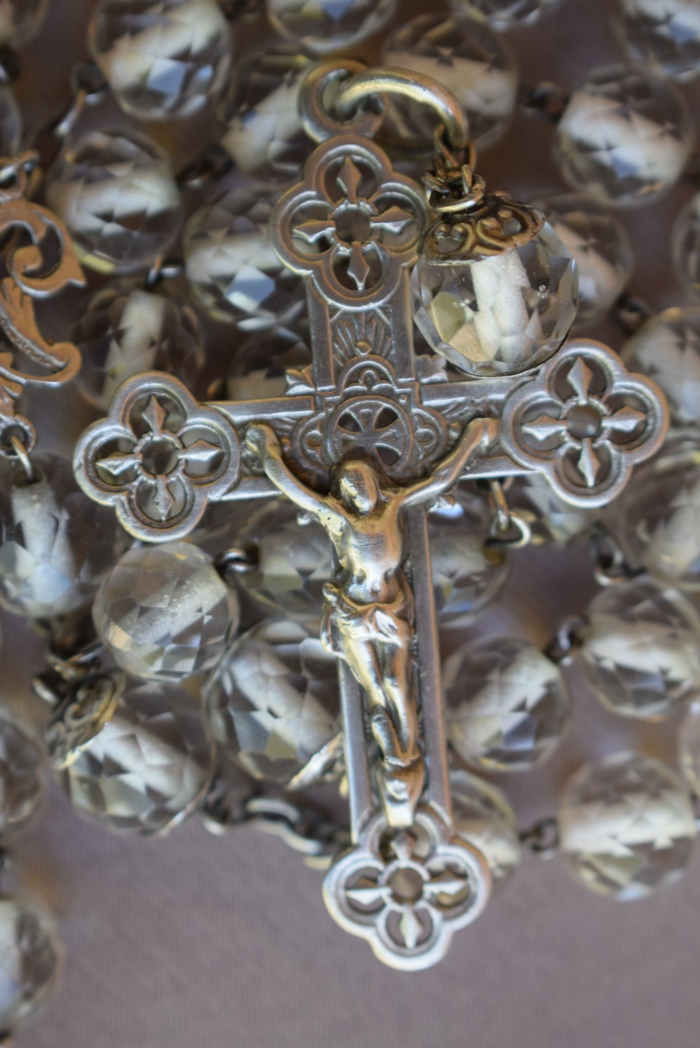Large Crystal Rosary - Charmantiques